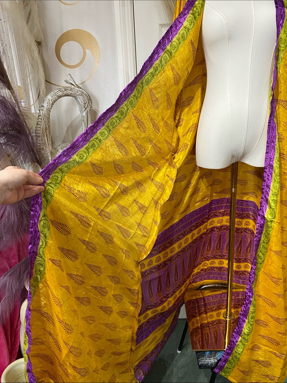 Upcycled Kimono Robe - Picture 8 of 17
